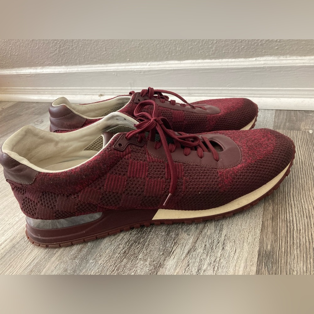 Maroon Louis Vuitton Sneakers - Picture 2 of 5